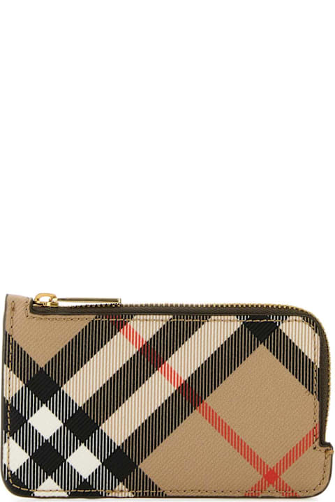 Burberry Wallets for Women Burberry Printed E-canvas Card Holder