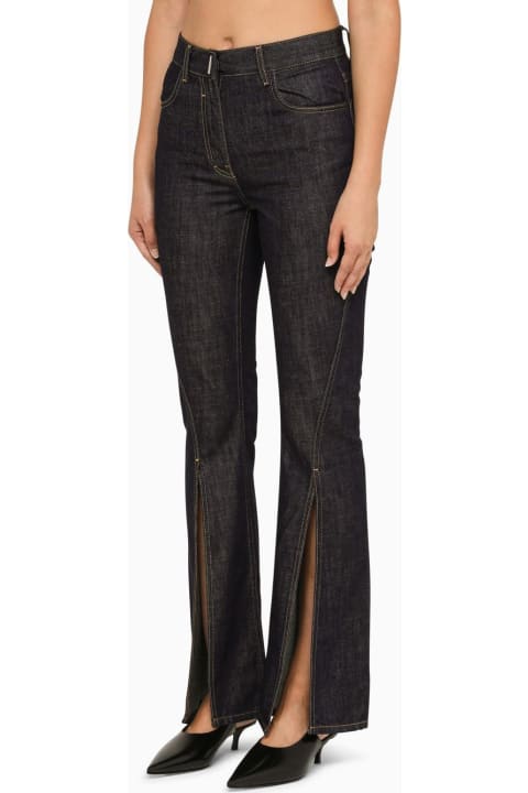 ウィメンズ Givenchyのデニム Givenchy Indigo Flared Jeans With Split