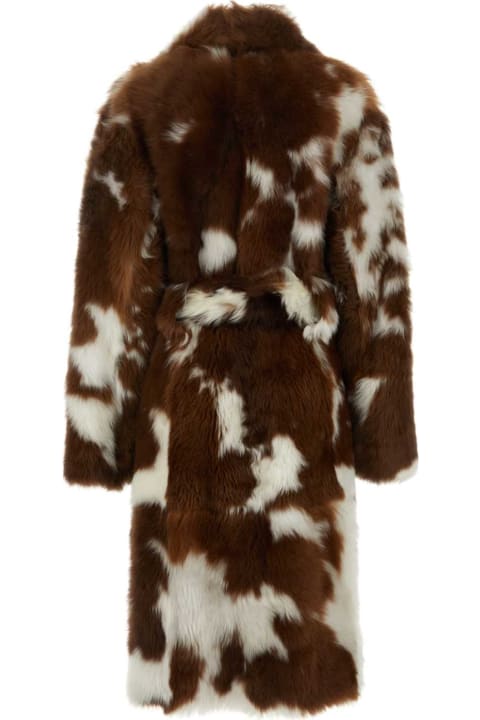 Coats & Jackets for Women Bottega Veneta Two-tone Shearling Coat