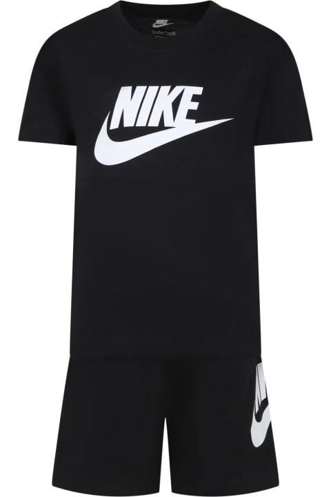 Nike for Kids Nike Black Suit For Boy With Logo