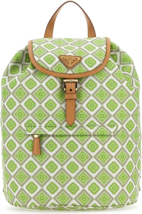 Prada Bags for Women Prada Printed Re-nylon Backpack