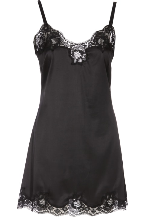 Underwear & Nightwear for Women Dolce & Gabbana Lace Detailed Slip Dress