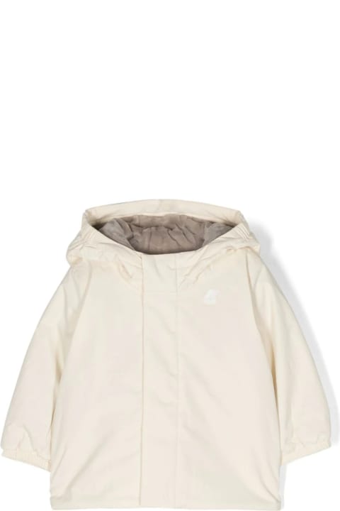Topwear for Baby Girls K-Way Parka With Patch