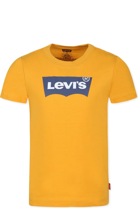 Homeware Levi
s Yellow T-shirt For Boy With Logo