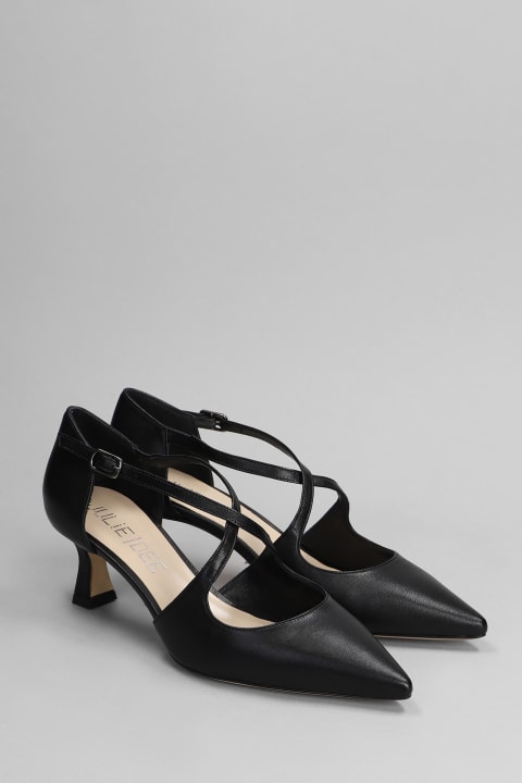 Julie Dee High-Heeled Shoes for Women Julie Dee Pumps In Black Leather