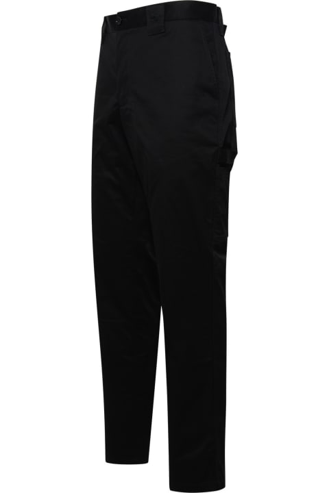 Burberry Pants for Men Burberry Denton' Black Cotton Pants