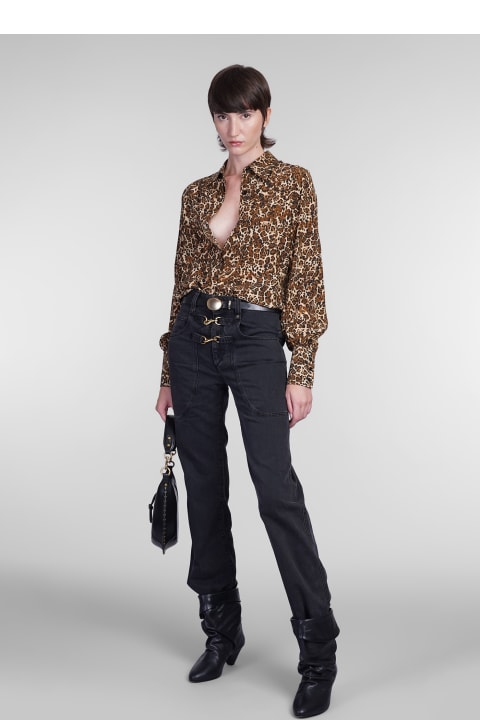 Isabel Marant Topwear for Women Isabel Marant Teysa Shirt In Animalier Silk