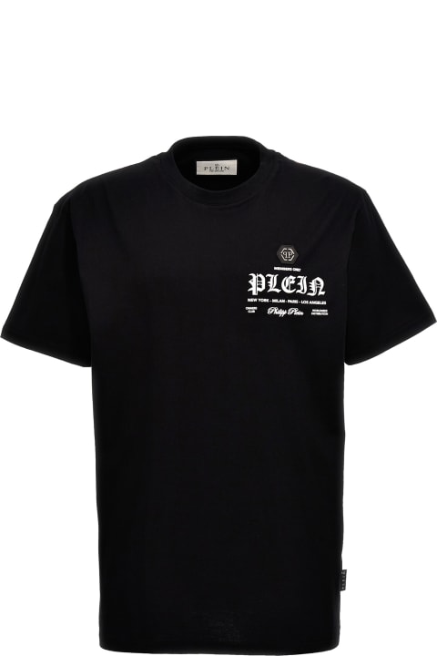 Philipp Plein Topwear for Men Philipp Plein Rubberized Logo T-shirt