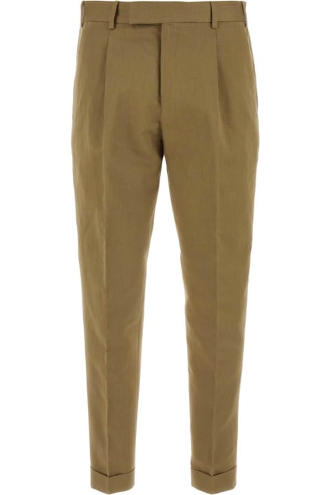 PT01 Clothing for Men PT01 Cappuccino Stretch Cotton Pant