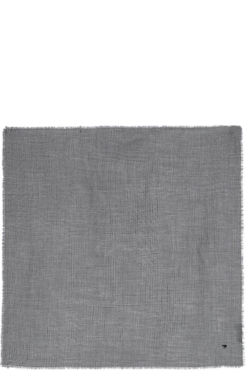Tom Ford Scarves for Women Tom Ford Houndstooth Wool Scarf
