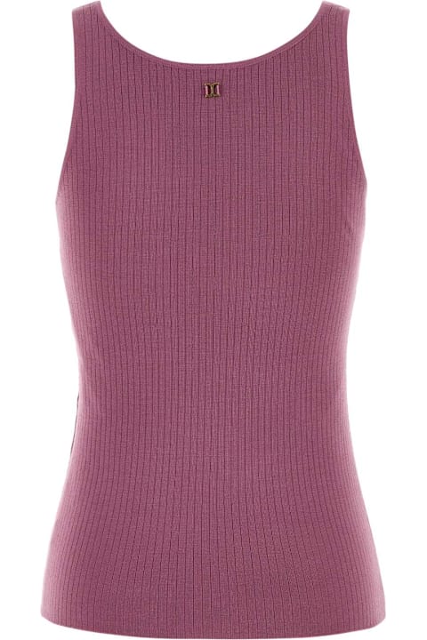 Chloé Topwear for Women Chloé Light Purple Wool Tank Top