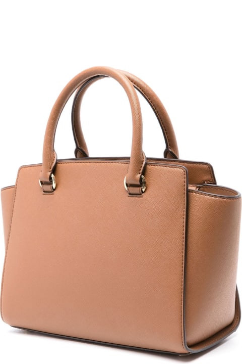 ウィメンズ新着アイテム Michael Kors Saffiano Effect Handbag With Shoulder Strap