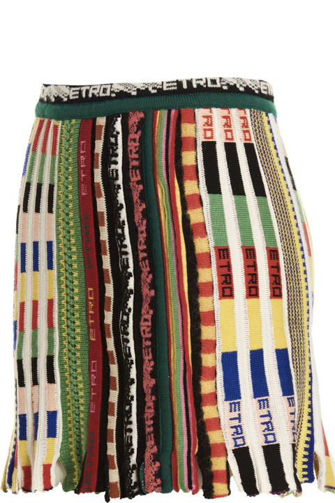 Rainbow Patchwork Skirt