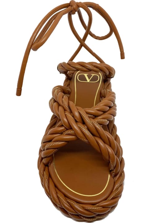 Valentino Garavani The Rope Leather Sandals