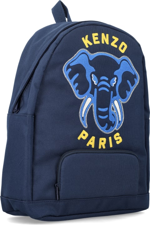 メンズ新着アイテム Kenzo Kids Logo Canvas Backpack