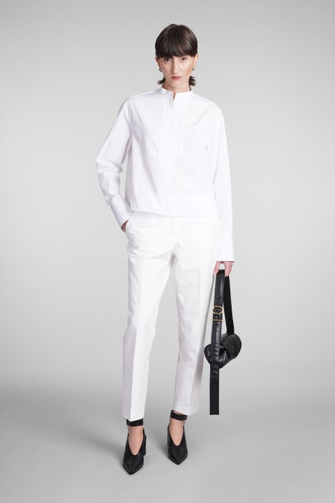 Jil Sander Topwear for Women Jil Sander Shirt In White Cotton