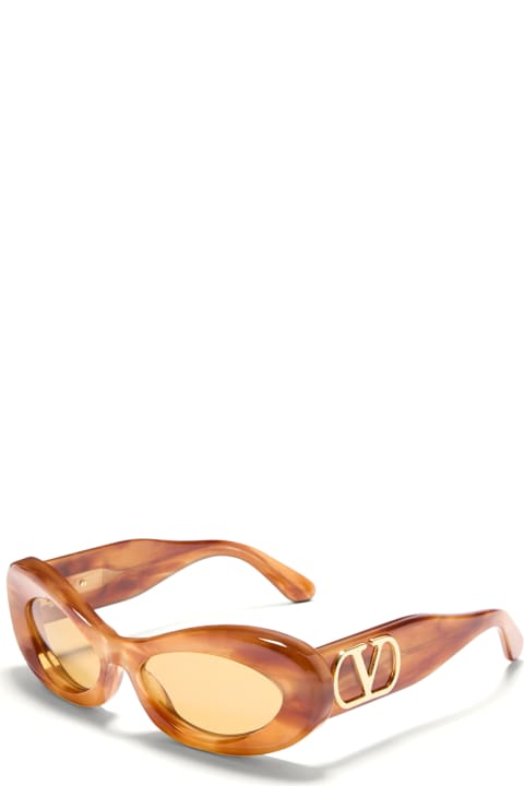Valentino Eyewear for Kids Valentino Eyewear Vls-178c - Havana Sunglasses