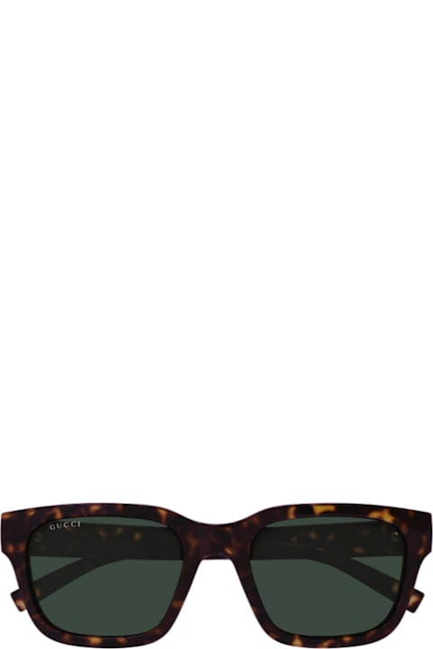 Gucci Eyewear Eyewear for Men Gucci Eyewear Gucci Gg1857sk Linea Sign 002 Havana Green Sunglasses