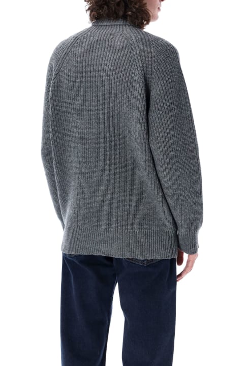 High-neck Knit Sweater