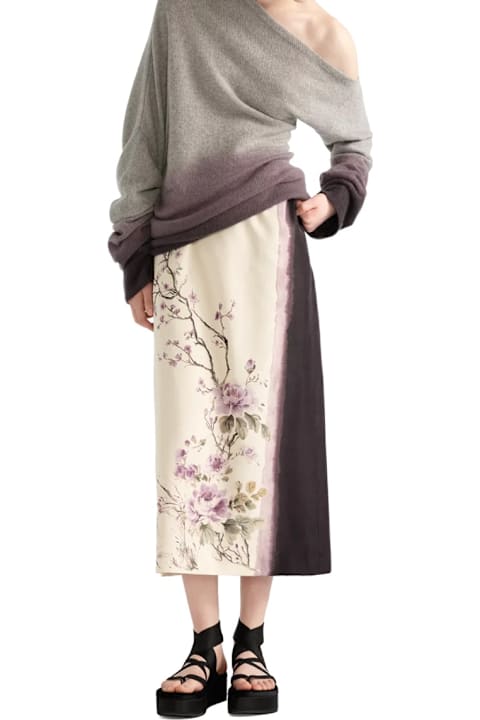 Dior for Kids Dior Printed Midi Skirt