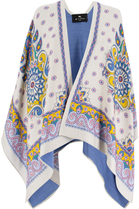 Etro Coats & Jackets for Women Etro Wool Poncho