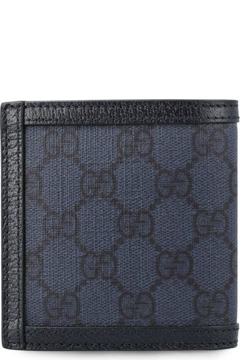 Wallets for Men Gucci Ophidia Logo Plaque Bifold Wallet