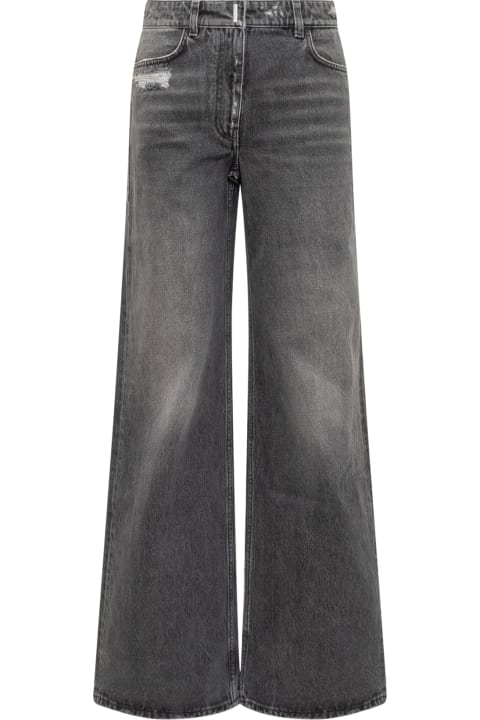 Jeans for Women Givenchy Oversized Jeans In Denim