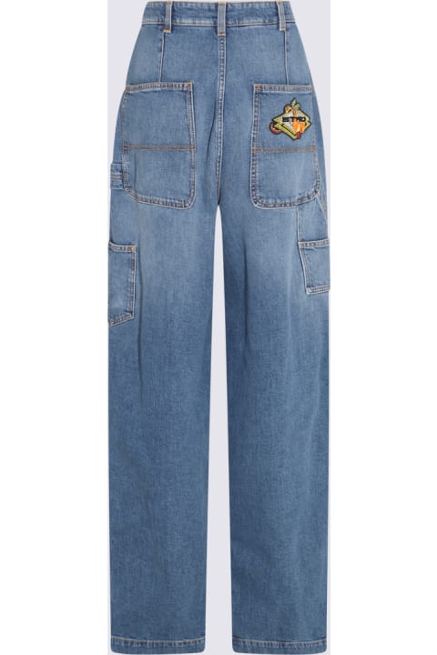 ウィメンズ新着アイテム Etro Blue Denim Cotton Jeans