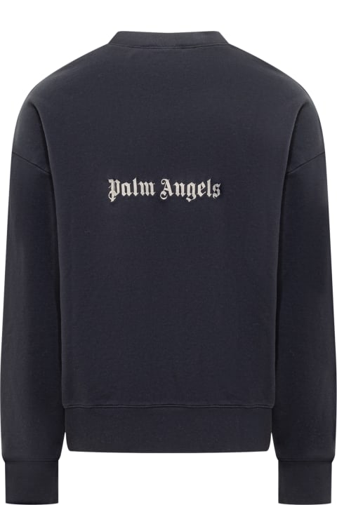 Palm Angels for Men Palm Angels Back Logo Crewneck Sweatshirt