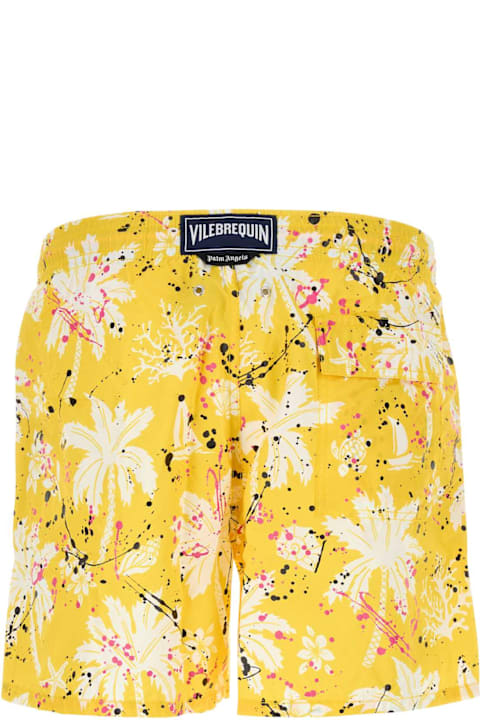 أدوات منزلية Palm Angels Printed Nylon Palm Angels X Vilebrequin Swimming Shorts