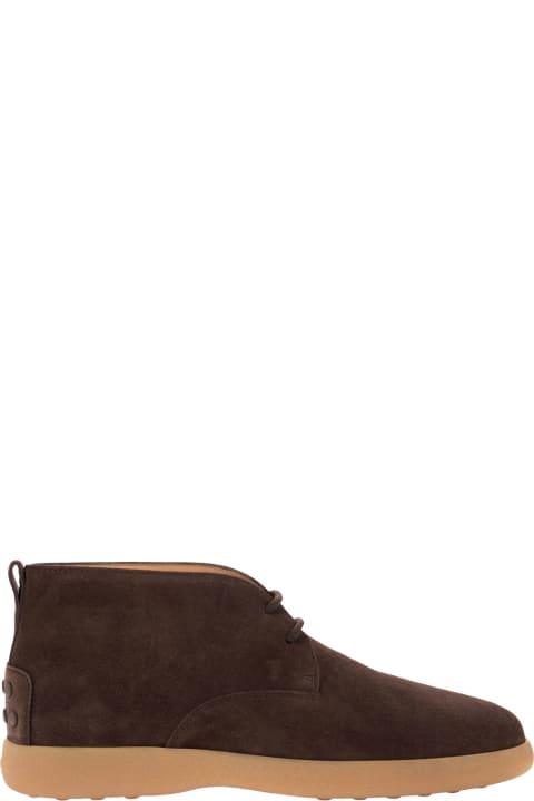Tod's Boots for Men Tod's Suede Leather Boots