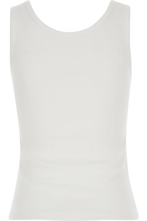 Dunst Topwear for Women Dunst White Tank Top In Cotton Blend Woman