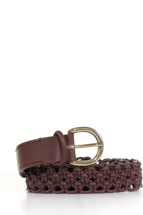 Belts for Women Officine Creative Braided Leather Belt