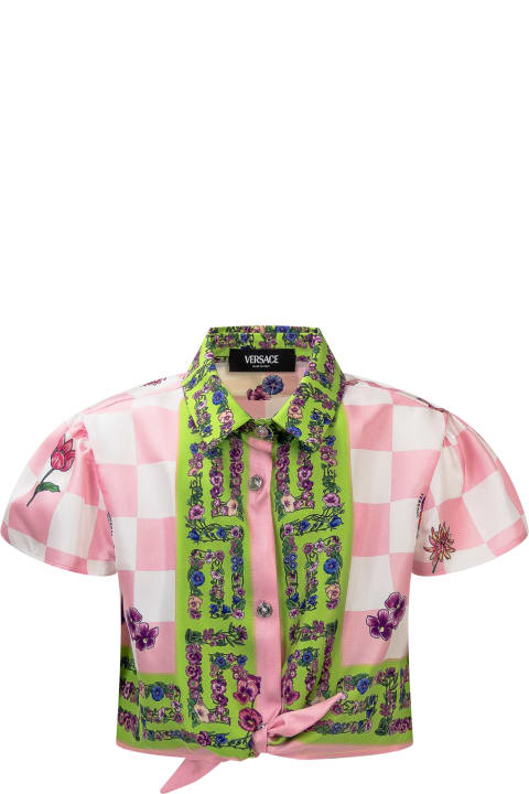 Shirts for Boys Young Versace Blossom Shirt