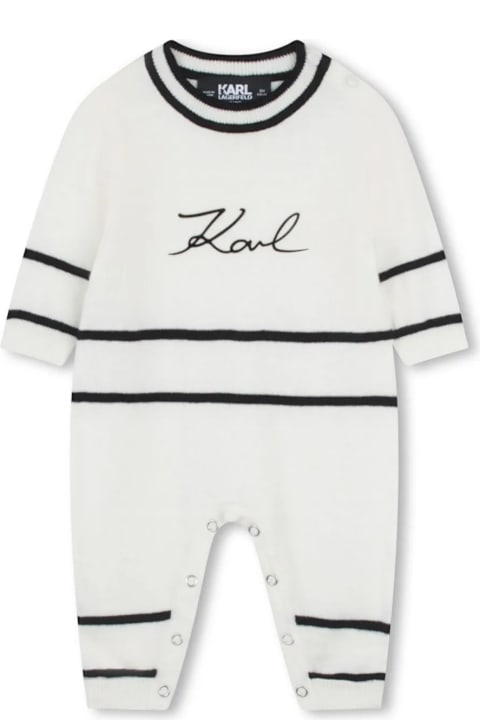 Bodysuits & Sets for Baby Boys Karl Lagerfeld Kids Tutina Con Logo