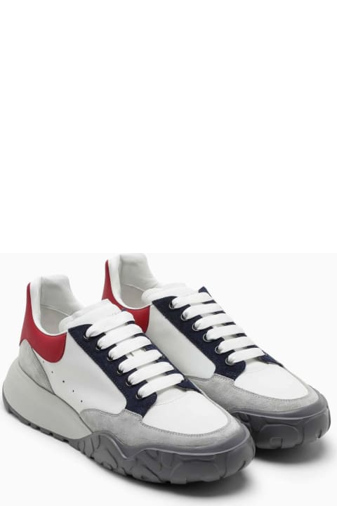 Alexander McQueen Sneakers for Men Alexander McQueen White\/red Court Trainer Sneakers
