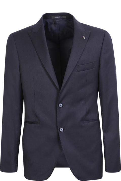 Tagliatore Suits for Men Tagliatore Suit With Vest Sallia' Blue