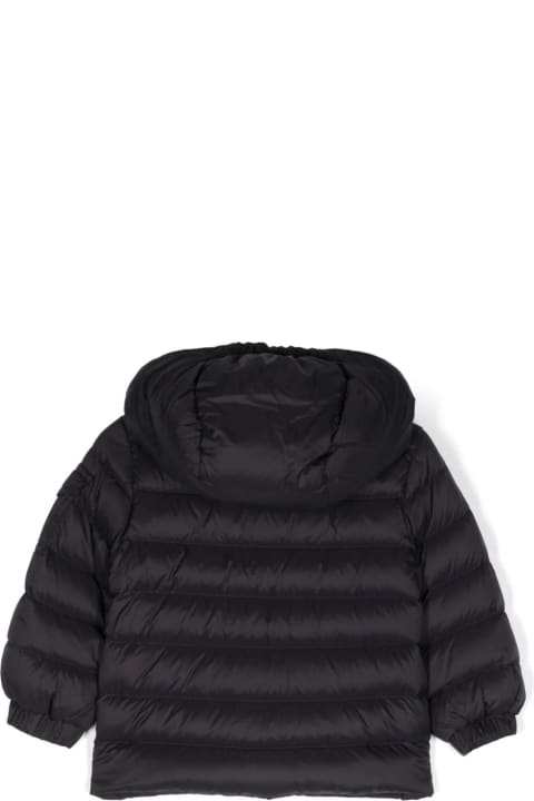 Moncler Coats & Jackets for Baby Girls Moncler Navy Blue Jules Down Jacket