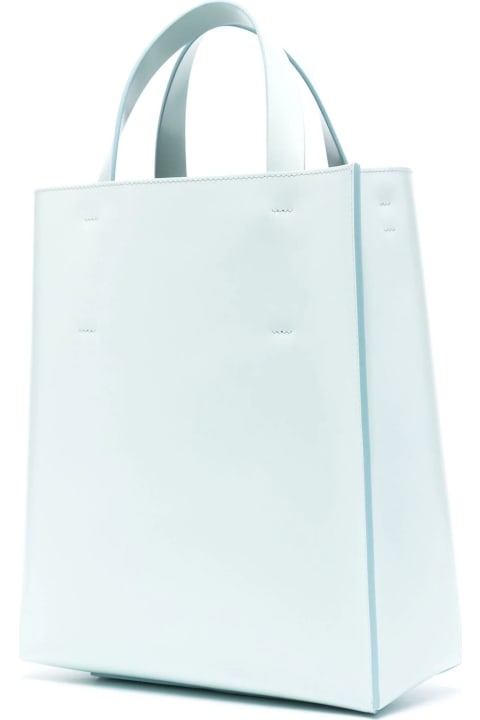 Marni Bags for Women Marni Museo Small Bag In Light Blue Leather
