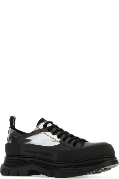 Shoes for Men Alexander McQueen Printed Leather Sneakers