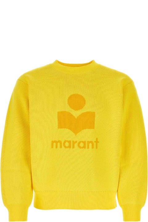 Homeware Isabel Marant Logo Intarsia Knitted Crewneck Jumper