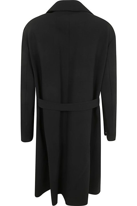 メンズ コート＆ジャケット Balmain Double Wool Crepe Belted Trench Coat