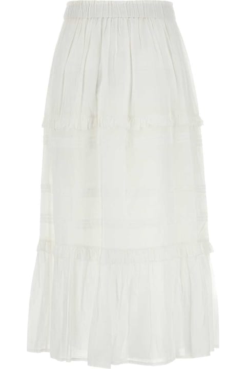 Marant Étoile Skirts for Women Marant Étoile White Cotton Blend Diya Skirt