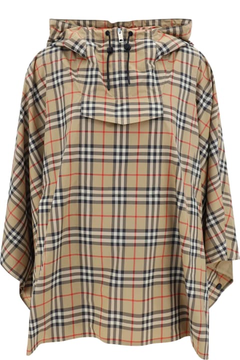 Burberry Coats & Jackets for Men Burberry Poncho Jacket