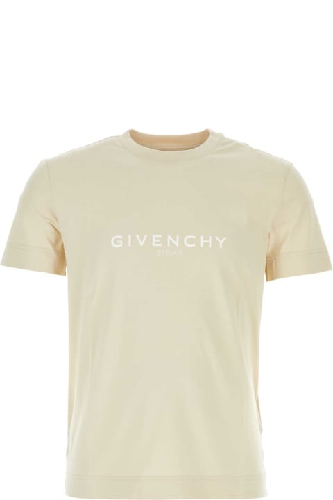 Givenchy Sale for Men Givenchy Sand Cotton T-shirt