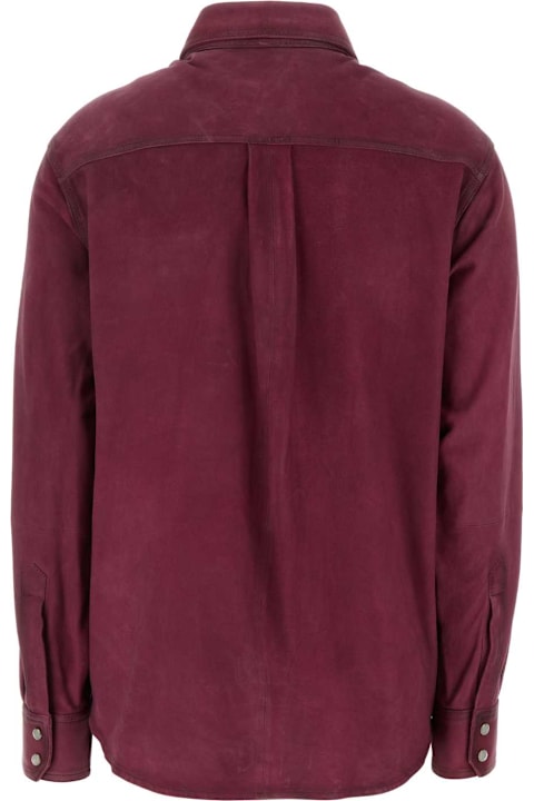 Isabel Marant Clothing for Women Isabel Marant Fuchsia Suede Danisia Shirt