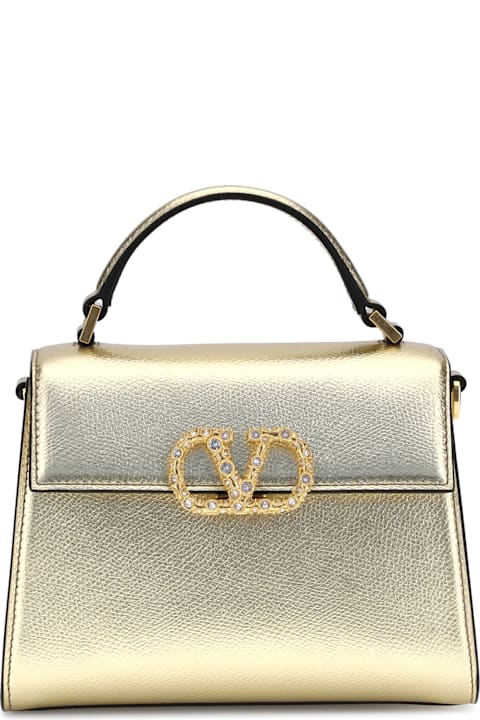Bags Sale for Women Valentino Garavani Metallic Garnet Mini Handbag
