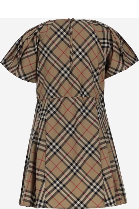 Fashion for Girls Burberry Check Pattern Dress