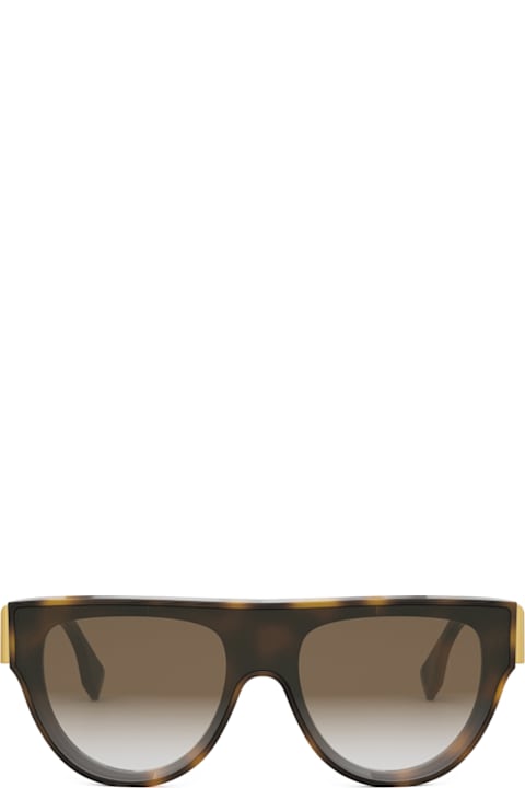 Eyewear for Women Fendi Eyewear Fe40150i 53f Havana Sunglasses