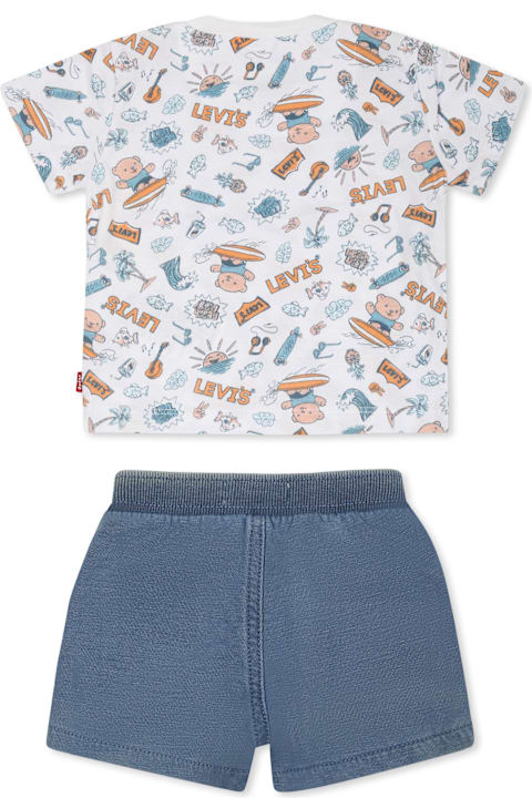 Homeware Levi
s Blue Suit For Baby Boy With Bear